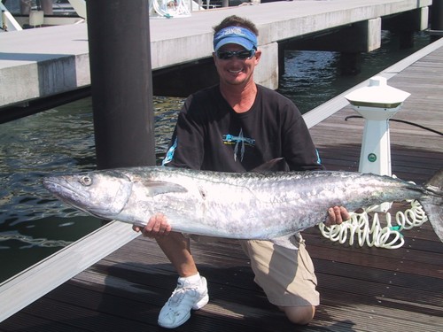 Gil's biggest Kingfish - 58lbs.