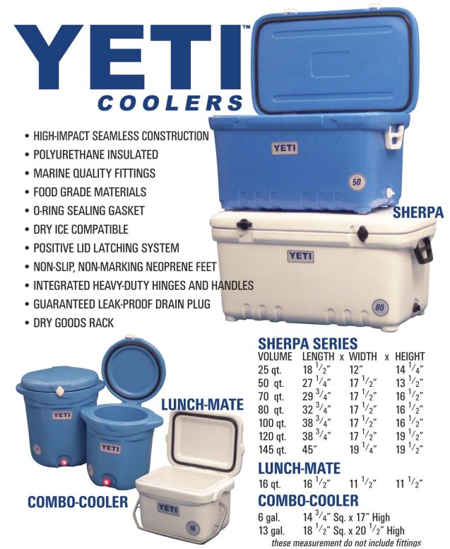 yeti sherpa cooler