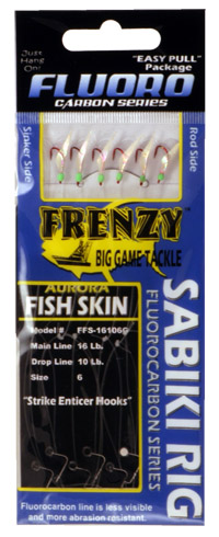 Frenzy Sabiki - Fluorocarbon #4, #6, #8